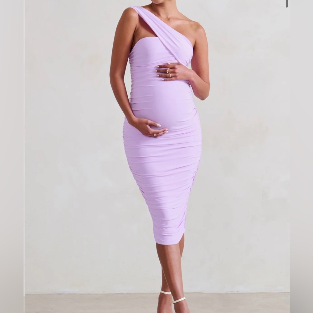 Club L London maternity midi dress